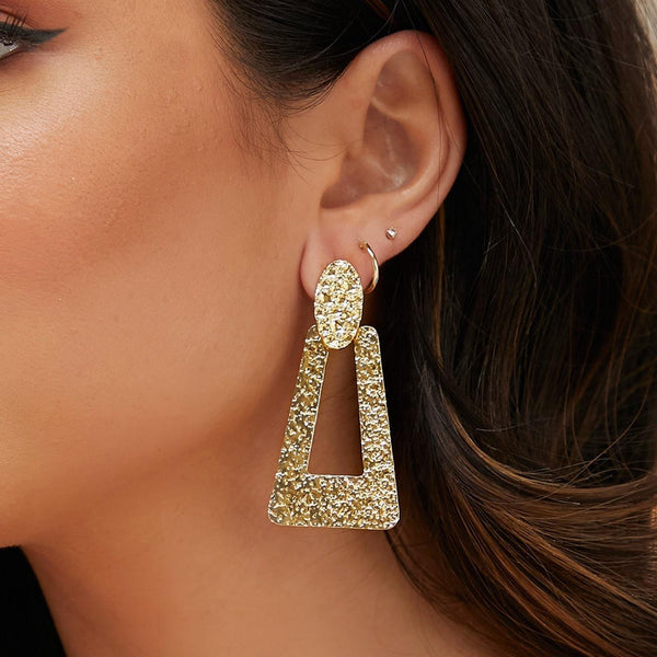 Geometric vintage earrings
